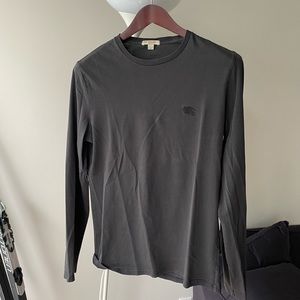 Burberry Long Sleeve Shirt Medium Dark Grey